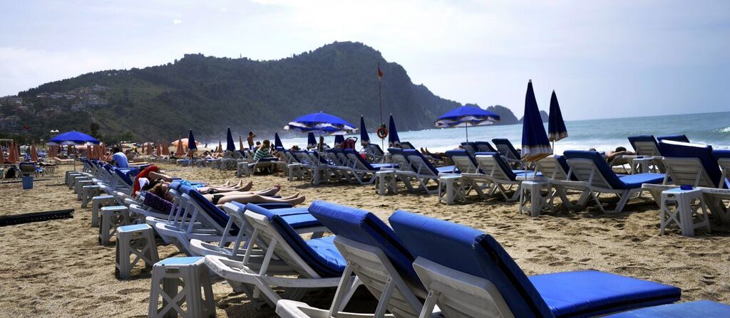 Azak Beach Hotel Алания Экстерьер фото