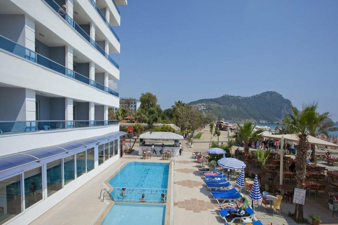 Azak Beach Hotel Алания Экстерьер фото