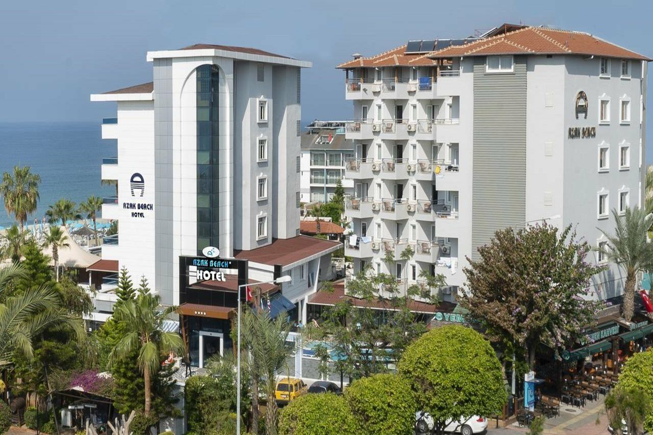 Azak Beach Hotel Алания Экстерьер фото